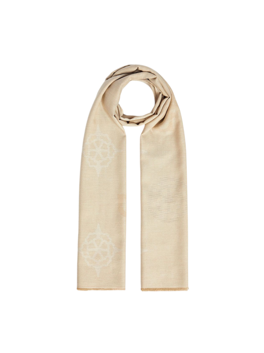 Guess Guess Tessile Sciarpa Beige 80 x 190 cm donna