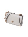 Borsa Guess Helaina in pelle sintetica e tessuto colore salvia codice PB840321 modello donna.