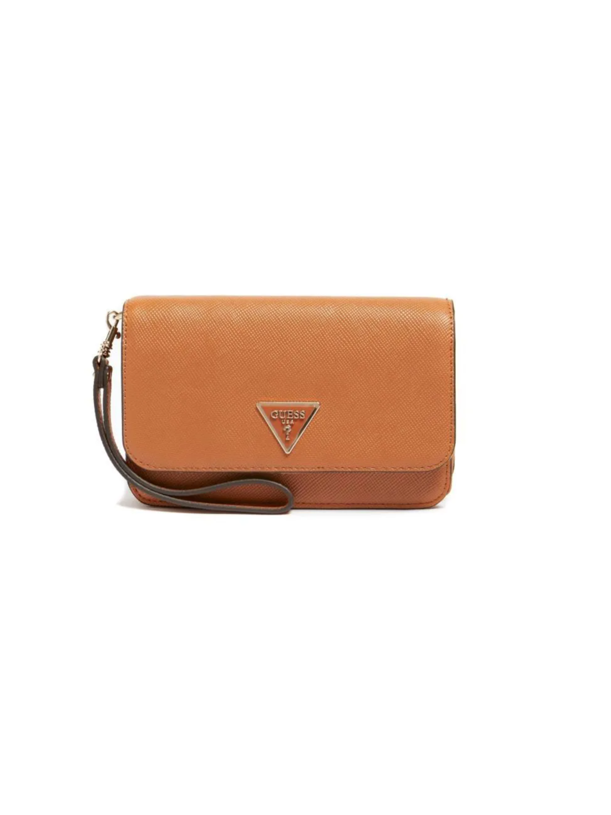 Guess Laurel Borsa in tessuto con organizer per telefono colore cognac chiaro SWZG85 donna 12 x 195 x 55 cm