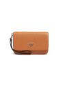 Guess Laurel Borsa in tessuto con organizer per telefono colore cognac chiaro SWZG85 donna 12 x 195 x 55 cm