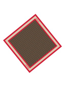 Guess Silvana Tessile Sciarpa Rosso 90x90 donna