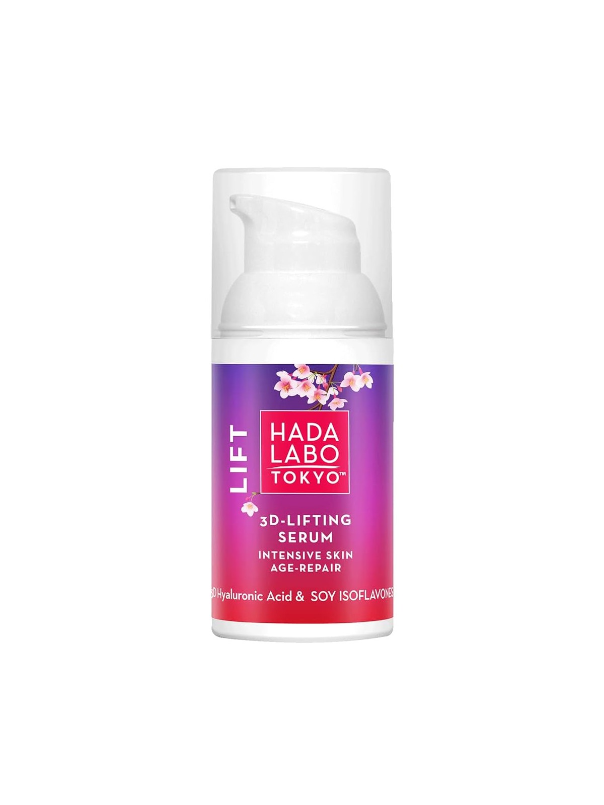 Siero viso riparatore effetto lifting 3D all'acido ialuronico Hada Labo Tokyo 30ml