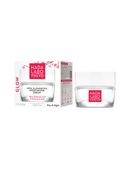 Hada Labo Tokyo Glow Crema Gel Viso Illuminante e Idratante Giorno e Notte con Acido Ialuronico 50ml