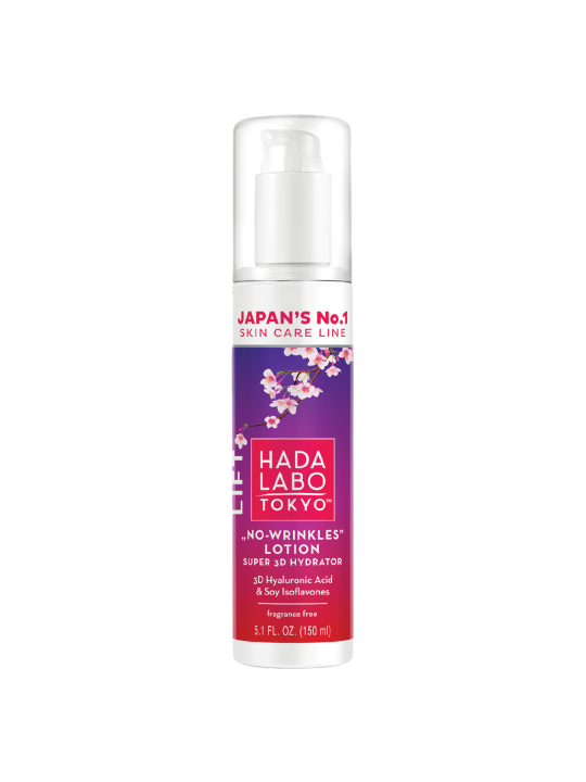 Hada Labo Tokyo No-Wrinkles Lozione viso idratante e antirughe con acido ialuronico 150ml