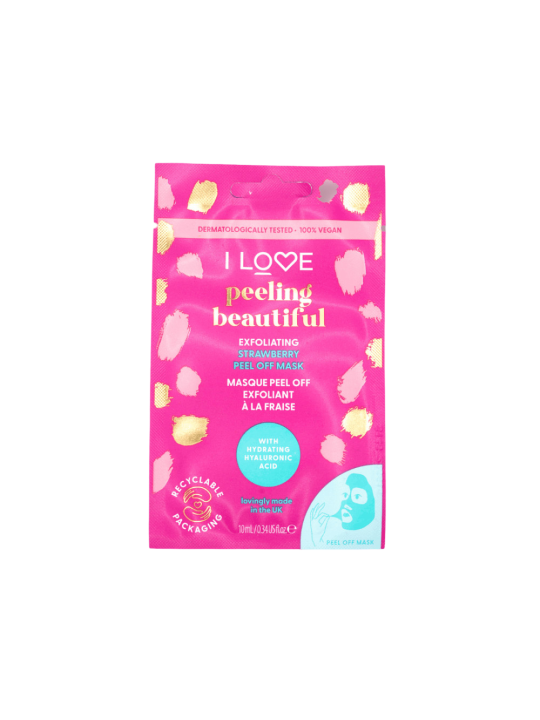 Adoro la maschera in tessuto peeling I Love Beautiful Peeling Sheet Mask For Face 10ml
