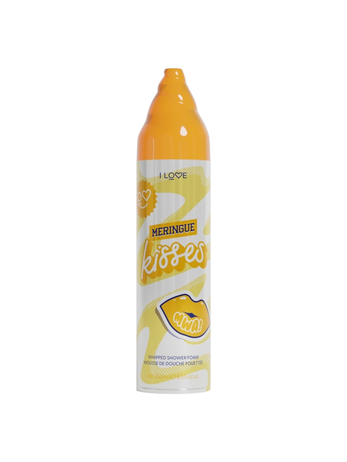 Mousse doccia idratante vegana e cruelty-free I Love Meringue Kisses 250ml