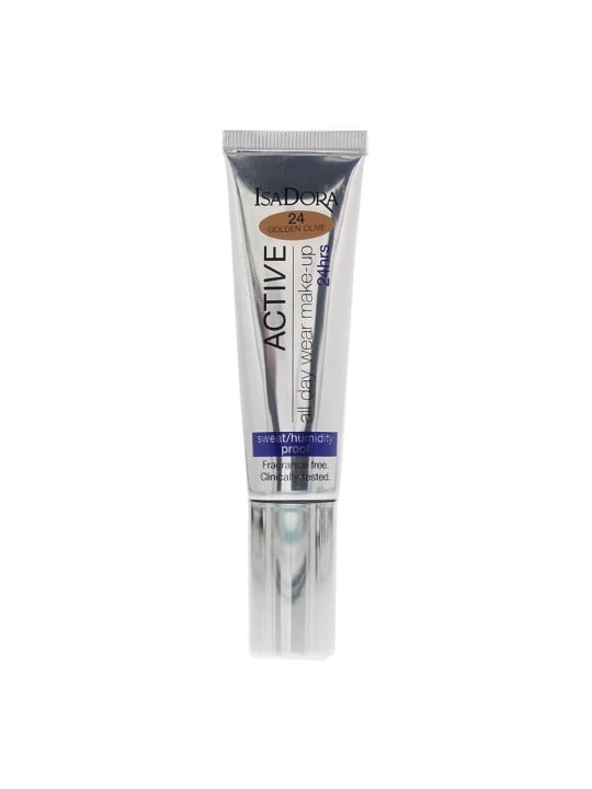 Fondotinta liquido naturale IsaDora 24 ore attivo tonalità oliva dorata 35ml