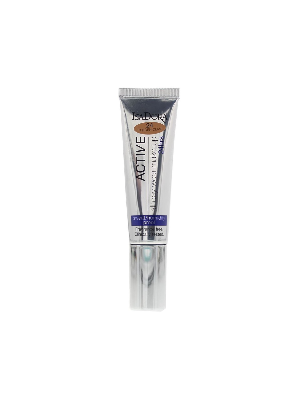 Fondotinta liquido naturale IsaDora 24 ore attivo tonalità oliva dorata 35ml