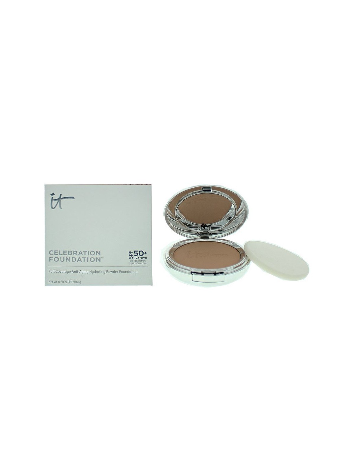 Fondotinta compatto It Cosmetics Celebration ricco con SPF50+ 9 g