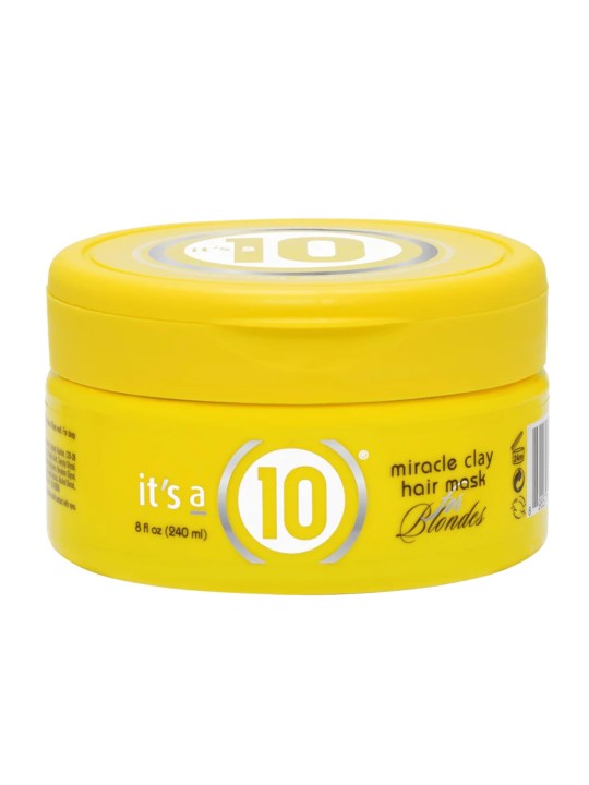 È una maschera all'argilla miracolosa per capelli 10 volte più efficace per protezione e stabilità 240ml.