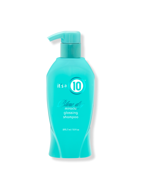 It's a 10 Miracle Blow Dry Glossing Hair Shampoo For Hydrate/Detangle & Shine 295.7ml