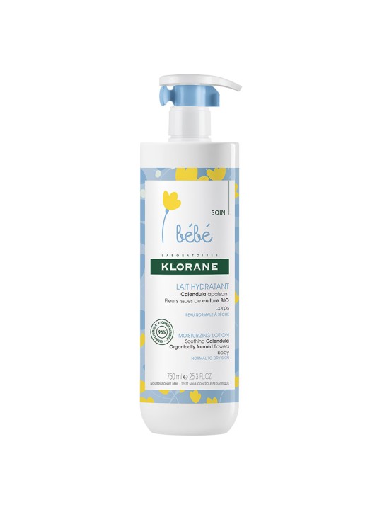 Latte corpo idratante alla calendula Klorane Bebe 750ml