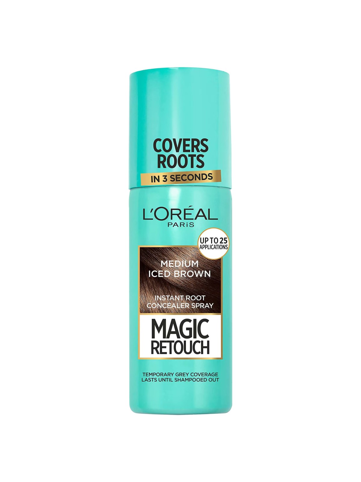 Spray ritocco radici L'Oreal Paris Magic Retouch Castano Ghiaccio Medio 75ml