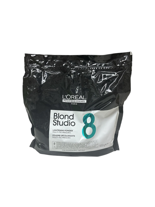 L'Oreal Professionnel Blond Studio MT8 Polvere Ossidante Schiarente per Capelli 500 g