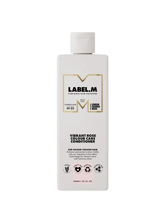 Label.M Balsamo per capelli alla rosa vibrante protettivo per il colore 300ml
