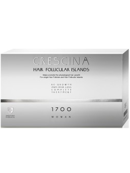 Labo Crescina Isole Follicolari 1700 Siero Trattamento Stimolante della Crescita in Fiale per Cuoio Capelluto donna 10 +10 pezzi