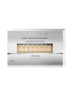 Labo Crescina Isole Follicolari 1900 Siero Trattamento Stimolante della Crescita in Fiale per Cuoio Capelluto donna 20 pezzi