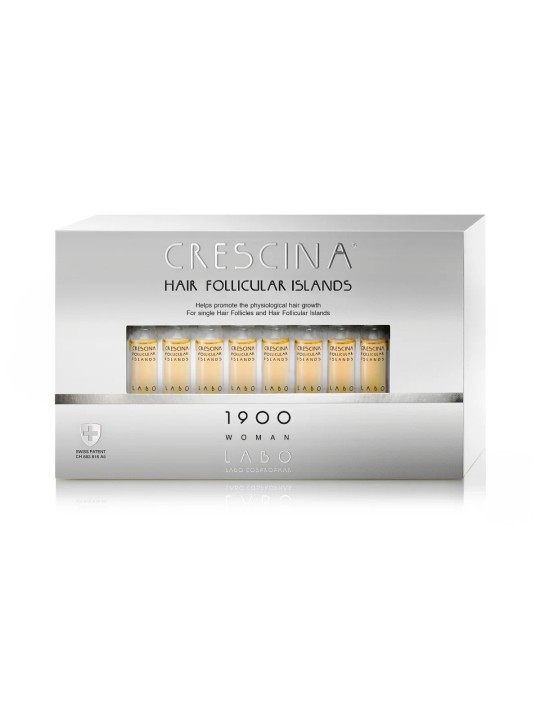 Labo Crescina Isole Follicolari 1900 Siero Trattamento Stimolante della Crescita in Fiale per Cuoio Capelluto donna 20 pezzi