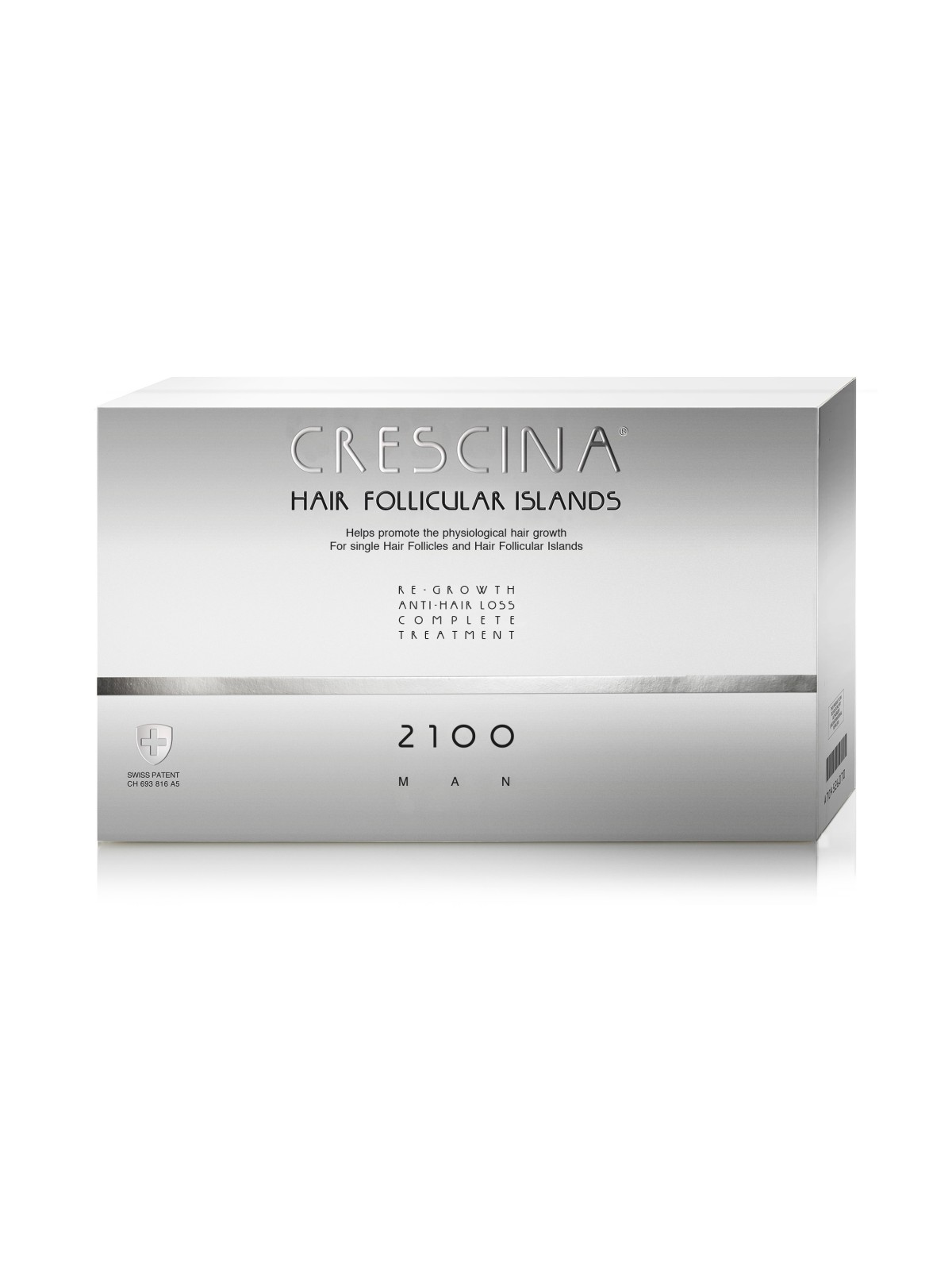 Labo Crescina Isole Follicolari 2100 Siero Trattamento Stimolante della Crescita in Fiale per Cuoio Capelluto Uomo 20 Pezzi