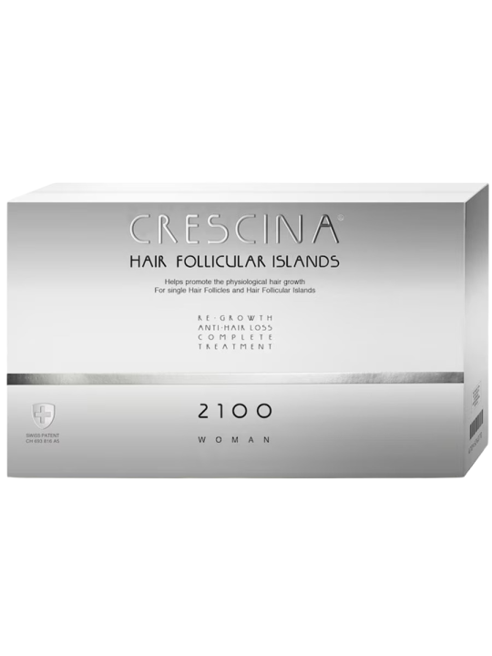 Labo Crescina Isole Follicolari 2100 Siero Trattamento Stimolante della Crescita in Fiale per Cuoio Capelluto donna 10 +10 pezzi