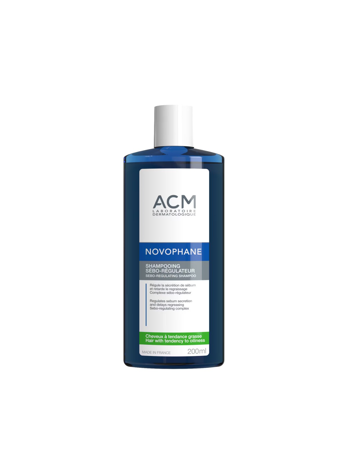 Shampoo Novophane per la regolazione dell'eccesso di sebo 200ml di Laboratoire ACM