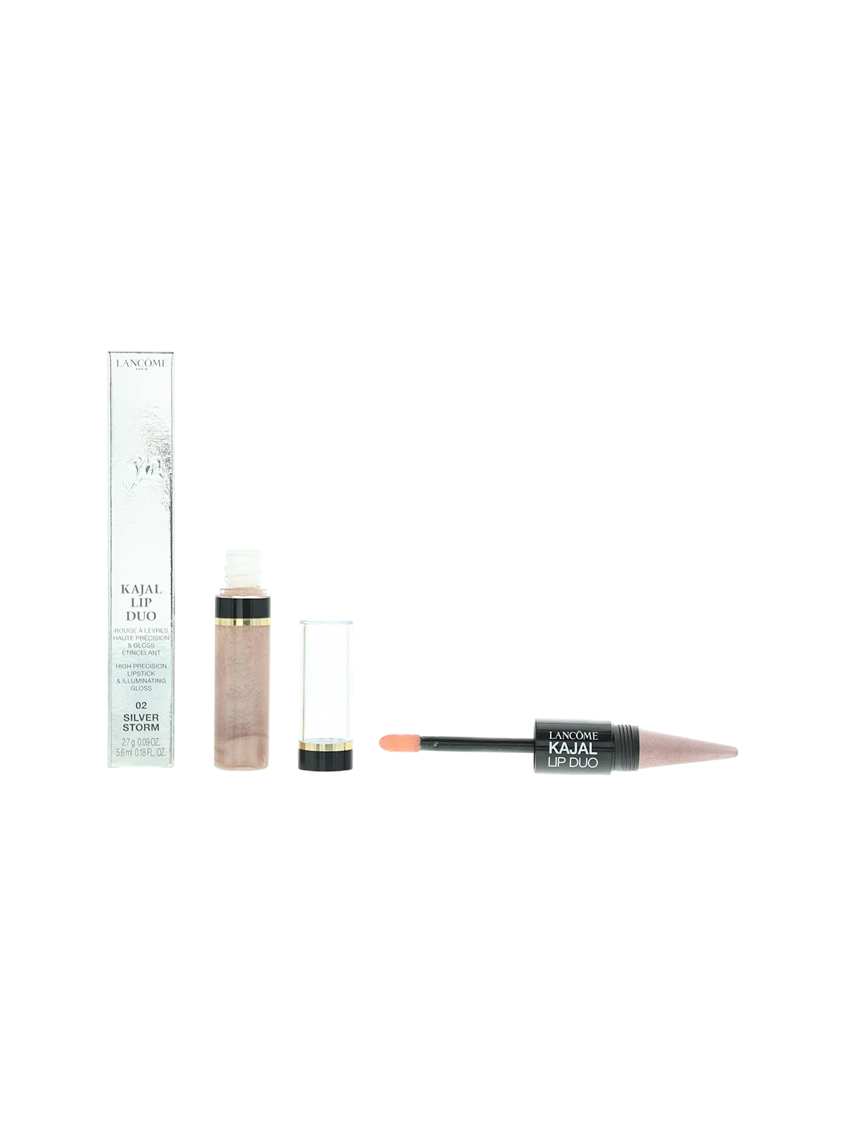 Rossetto liquido Kajal Lip Duo Lancôme 02 Silver Storm 27 g