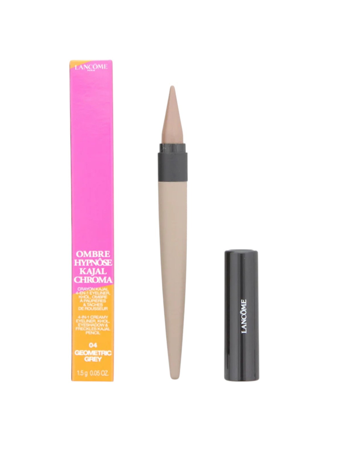 Lancôme Ombre Hypnose Intense Color Payoff Eyeshadow & Kajal Eyeliner 2 in 1 04 Geometric Gray 15 g