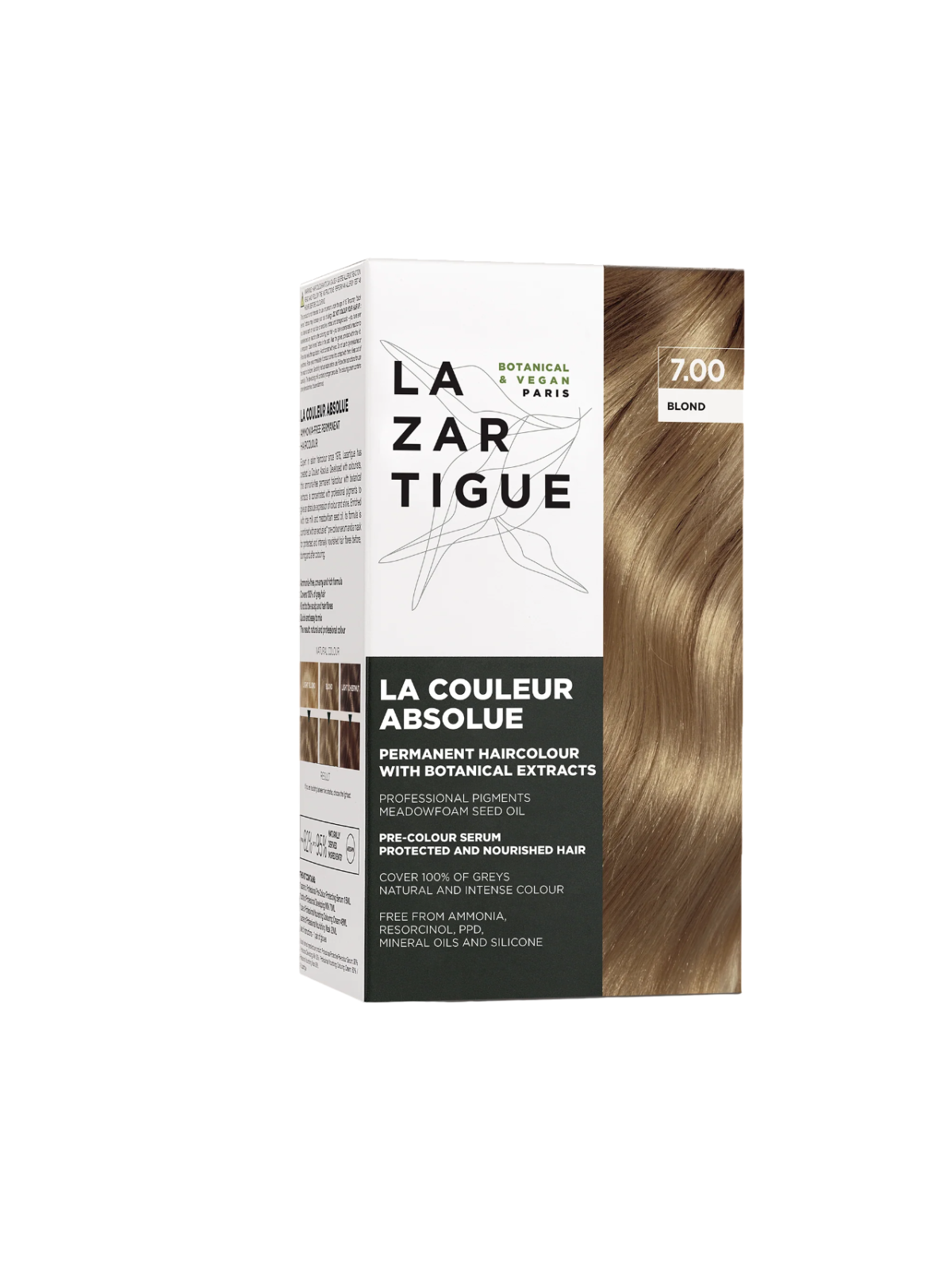 Lazartigue La Couleur Absolue Tintura Permanente Per Capelli 7.00 Biondo 143ml