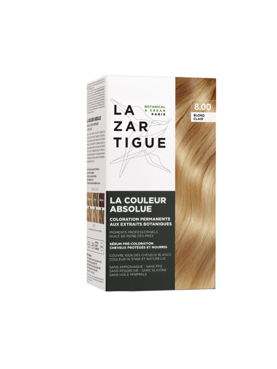 Lazartigue La Couleur Absolue Tintura Permanente Per Capelli 8.00 Biondo Chiaro 143ml