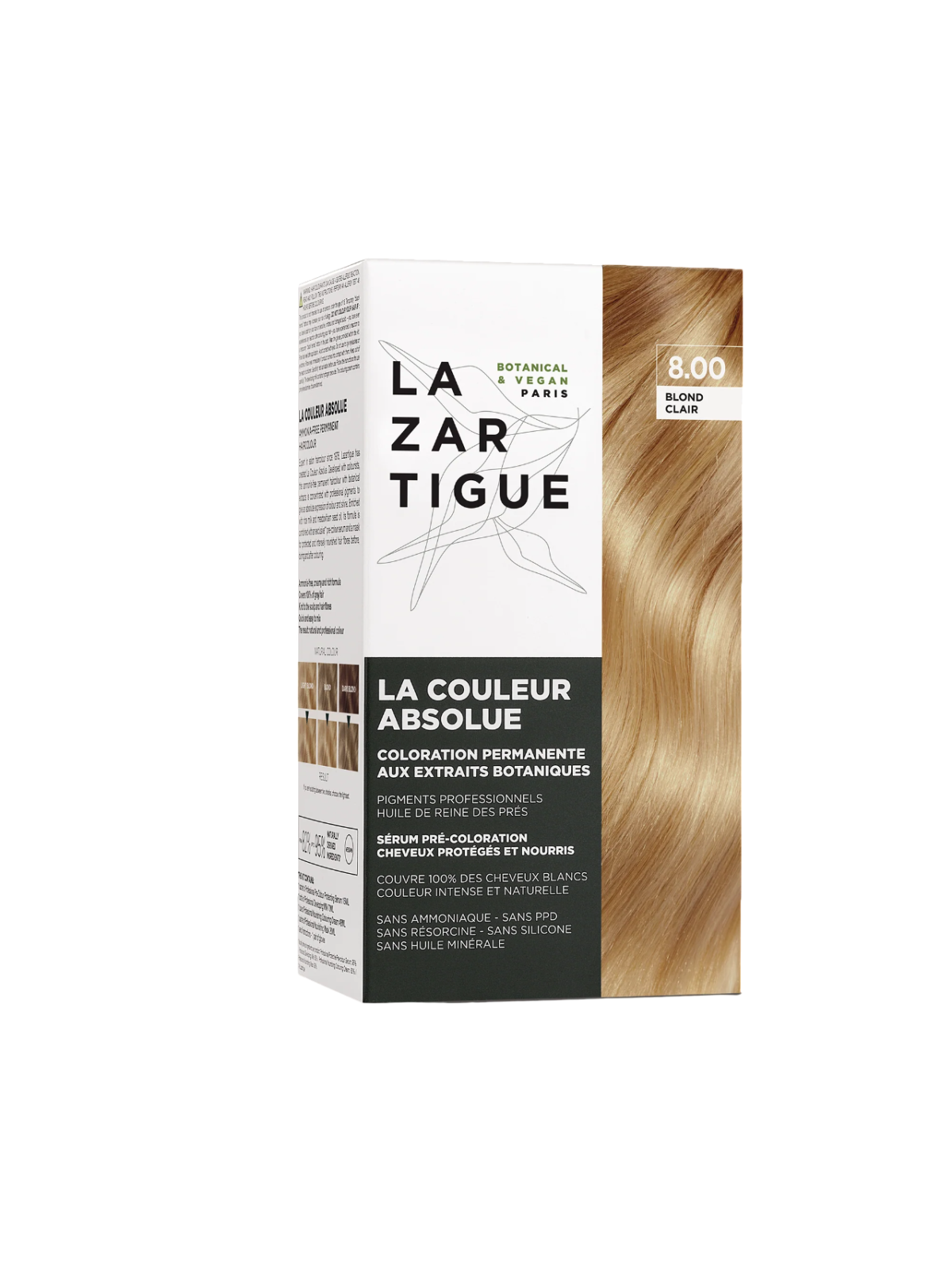 Lazartigue La Couleur Absolue Tintura Permanente Per Capelli 8.00 Biondo Chiaro 143ml