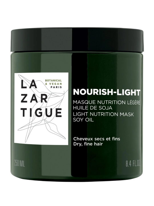 Lazartigue Nourish-Light Crema Maschera Idratante Vegana per Capelli Trattamento Dopo Shampoo 250ml