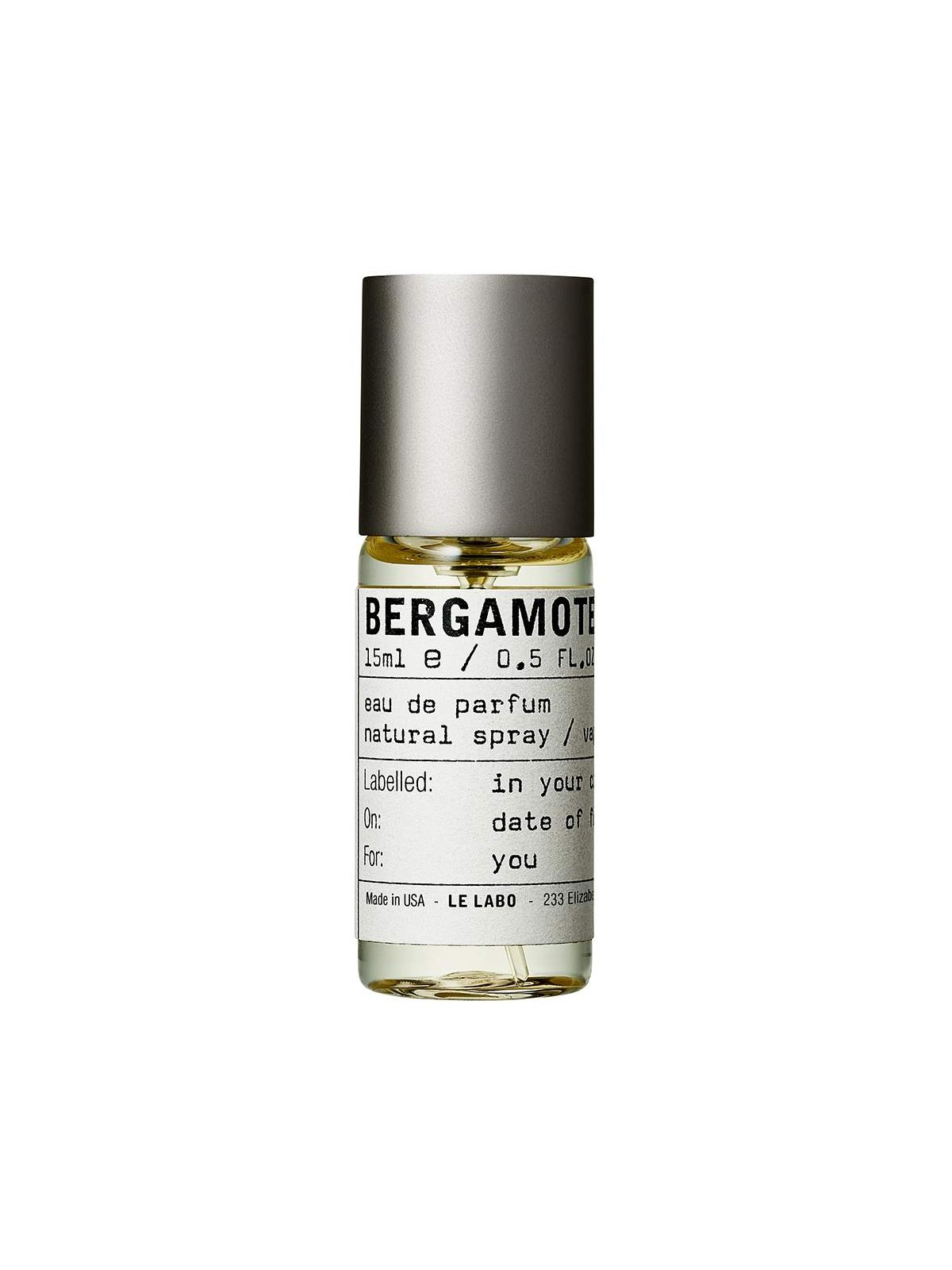 Le Labo Bergamote 22 Eau De Parfum unisex 15ml