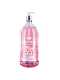 Les Petites Bains de Provence Gel doccia ai fiori di ciliegio per pelli sensibili 1000ml