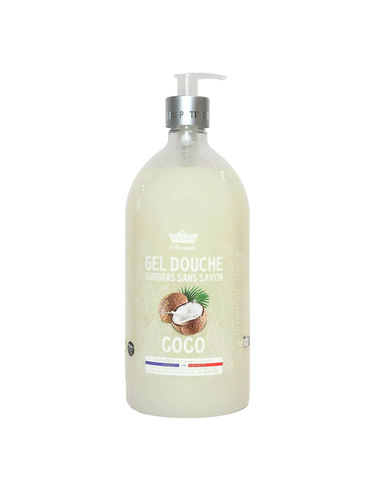 Les Petites Bains de Provence Gel doccia al cocco per pelli sensibili 1000ml