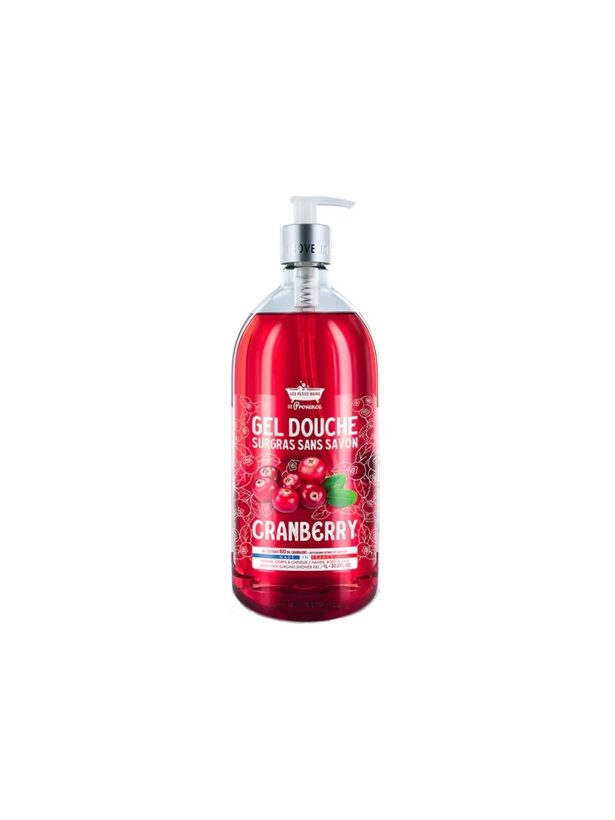 Les Petites Bains de Provence Gel doccia al mirtillo rosso per pelli sensibili 1000ml