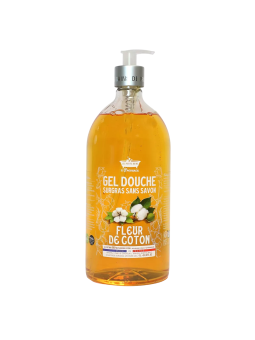Les Petites Bains de Provence Gel doccia Fleur de Coton per pelli sensibili 1000ml