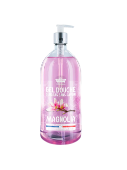 Les Petites Bains de Provence Gel Doccia Magnolia per Corpo Viso e Capelli Per Pelli Sensibili 1000ml