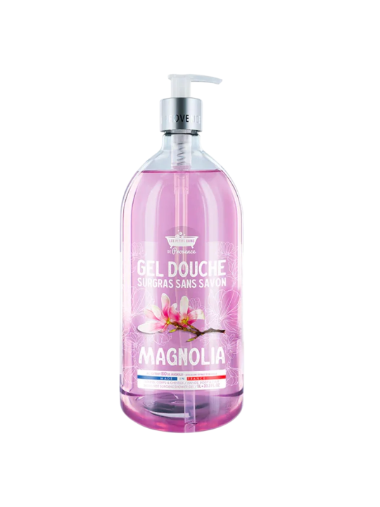 Les Petites Bains de Provence Gel Doccia Magnolia per Corpo Viso e Capelli Per Pelli Sensibili 1000ml