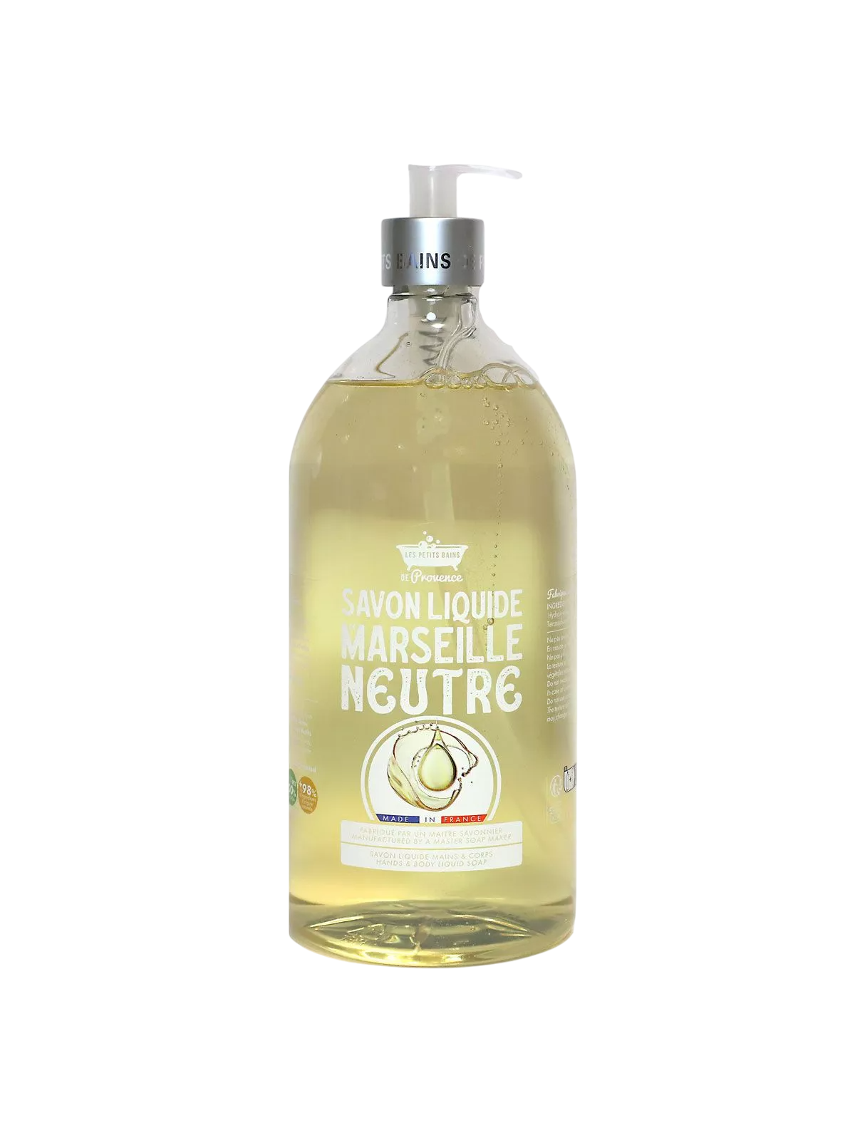 Les Petites Bains de Provence Gel Doccia Neutro Per Pelli Sensibili 1000ml