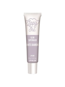 Lippy Inc. Glow Superbalm White Diamond Balsamo labbra dalla finitura lucida 10 g