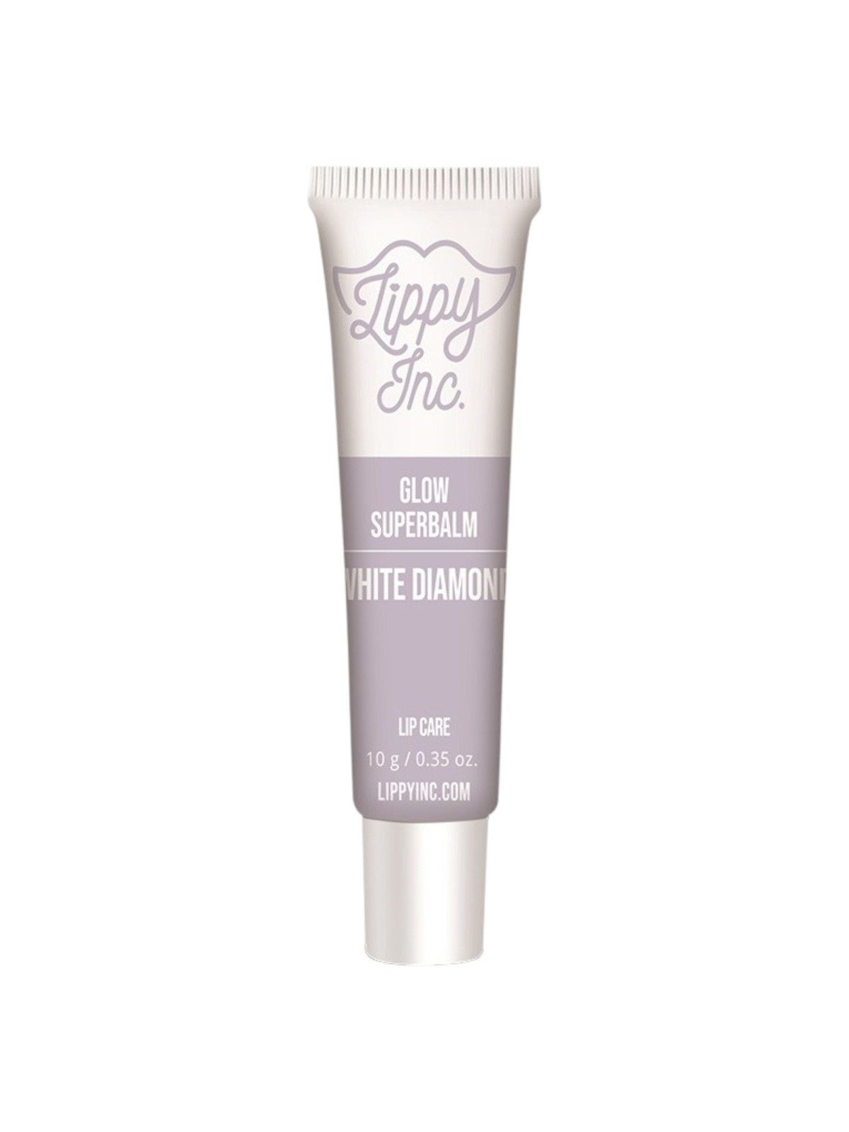Lippy Inc. Glow Superbalm White Diamond Balsamo labbra dalla finitura lucida 10 g