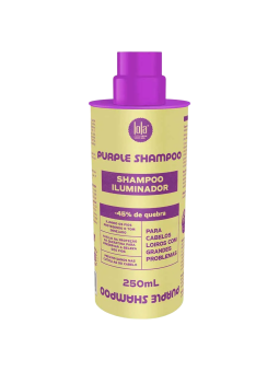 Shampoo viola per capelli Lola Cosmetics che neutralizza i riflessi gialli o arancioni 250ml