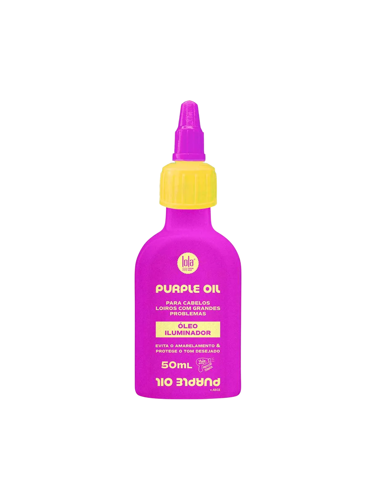 Trattamento per capelli viola Lola Cosmetics: neutralizza i toni gialli o arancioni. 50ml.