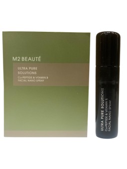 M2 Beaute Ultra Pure Solutions Spray Energizzante Viso con Peptidi e Vitamina B formato mini da 5ml
