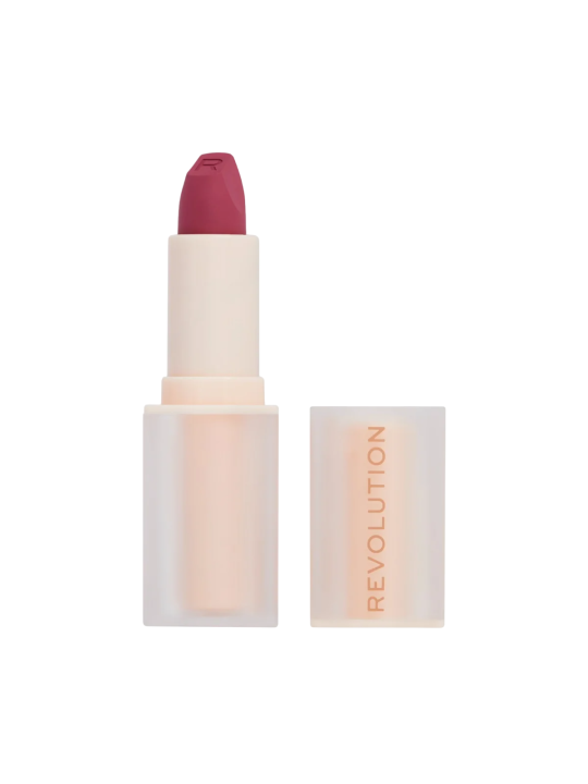 Rossetto cremoso Lasting Kiss di Makeup Revolution tonalità Berry Boss 32 g