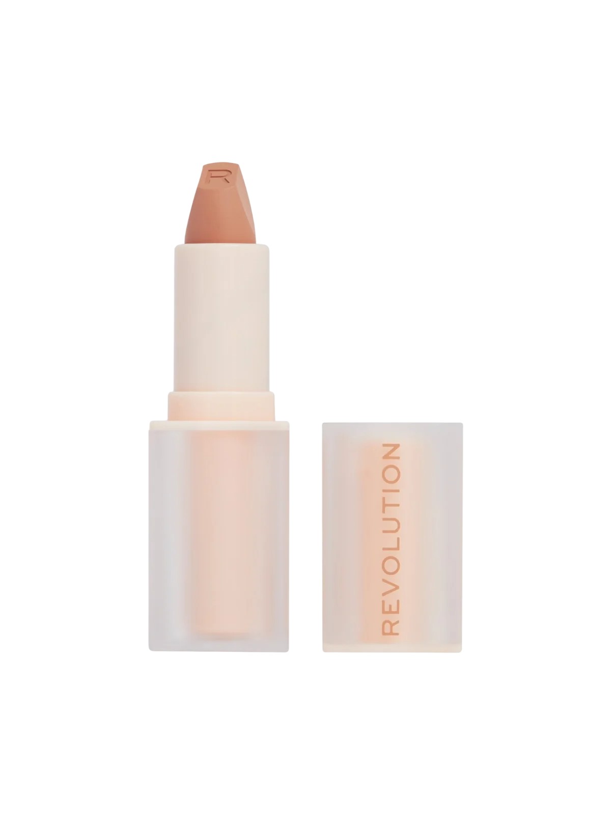 Rossetto cremoso Lasting Kiss di Makeup Revolution tonalità nude 32 g