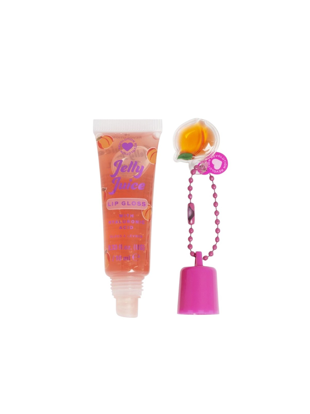 I Heart Revolution Jelly Juice Plumping Lip Gloss Peach 10ml
