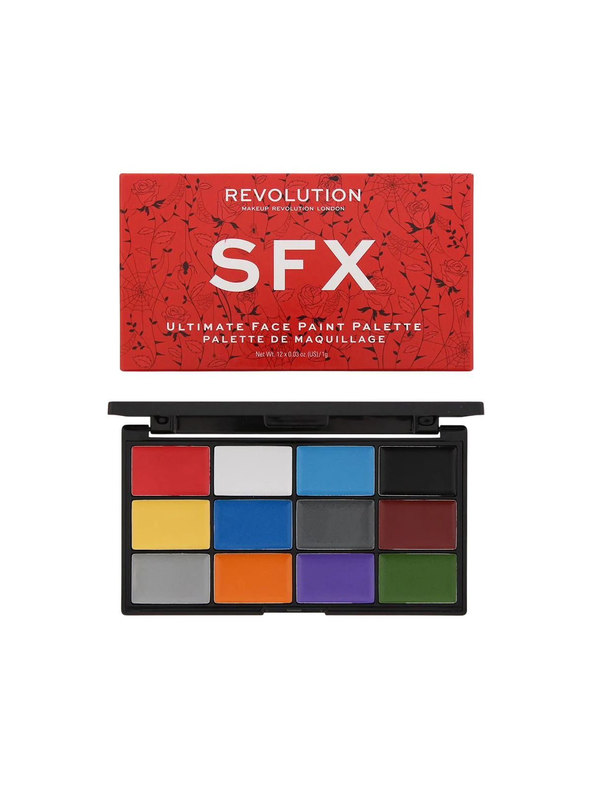Palette di ombretti Makeup Revolution SFX 12 tonalità 12 g