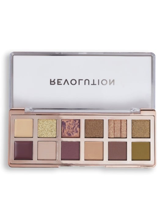Palette di ombretti verdi Makeup Revolution The Eternal Icon 12 tonalità 8 g