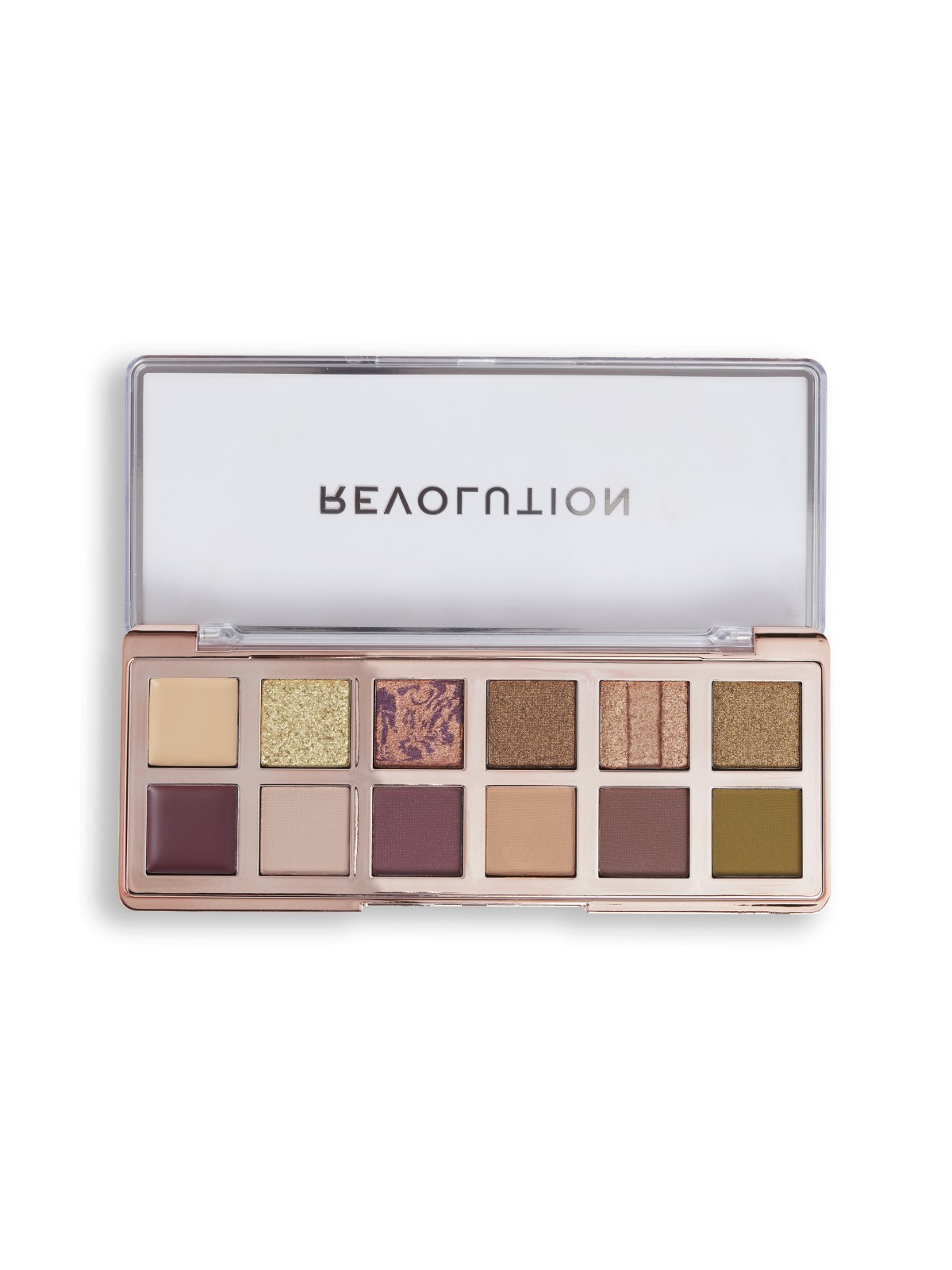Palette di ombretti verdi Makeup Revolution The Eternal Icon 12 tonalità 8 g